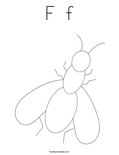 F  f Coloring Page