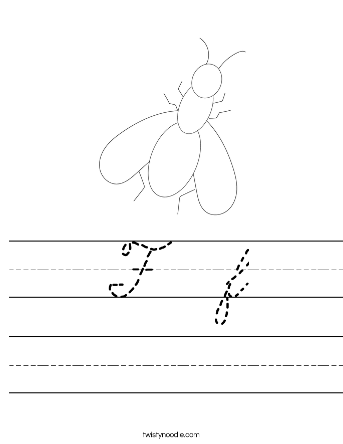 F  f Worksheet