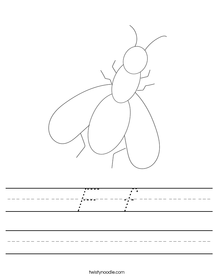 F  f Worksheet