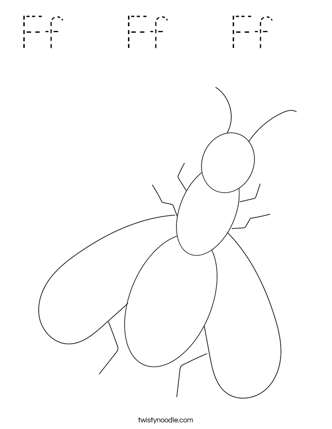 Ff   Ff   Ff   Coloring Page