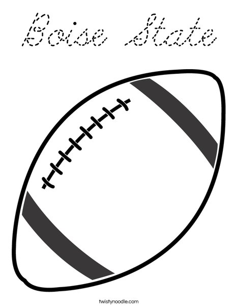 Football 2 Coloring Page