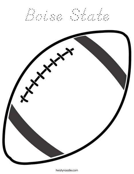 Football 2 Coloring Page