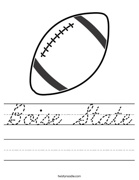 Football 2 Worksheet