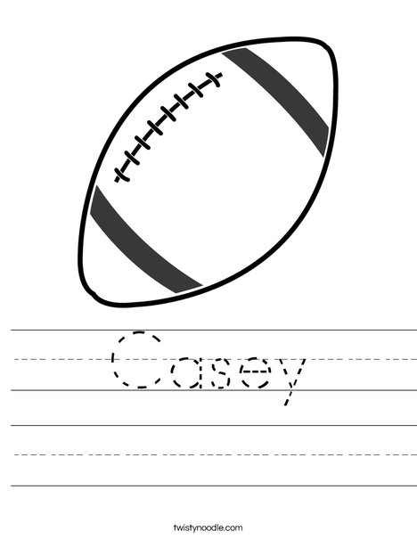 Football 2 Worksheet