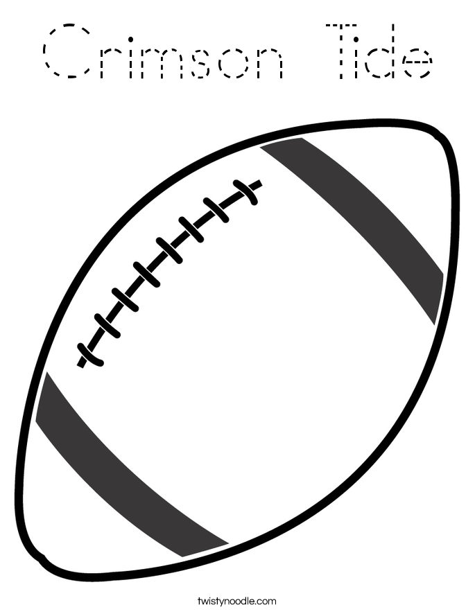 Crimson Tide Coloring Page