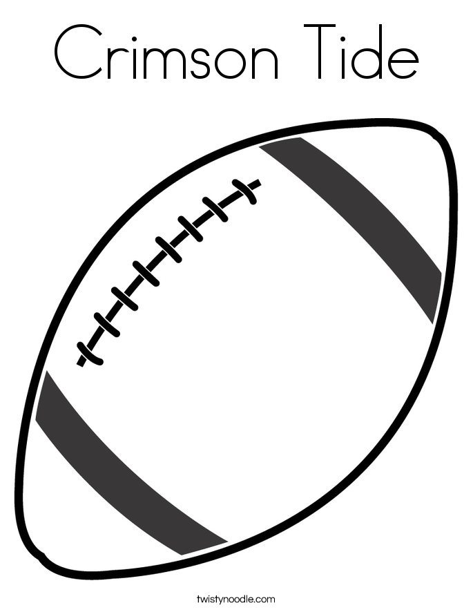 Crimson Tide Coloring Page