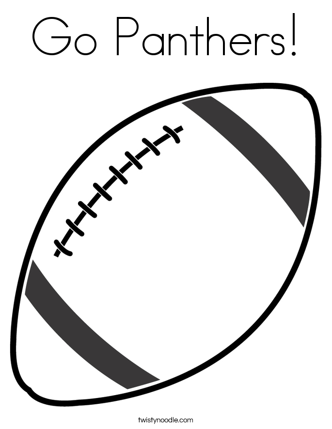 Go Panthers! Coloring Page