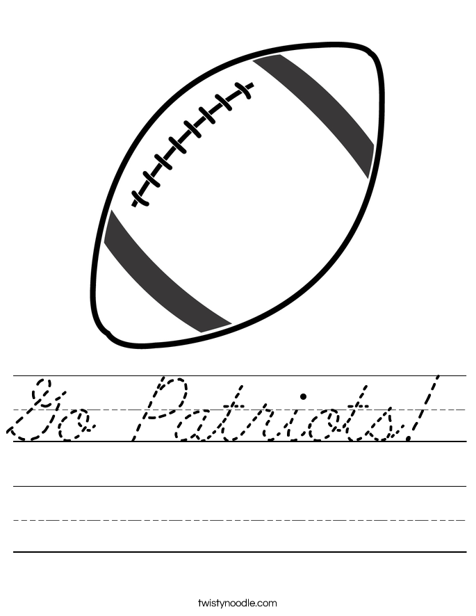 Go Patriots! Worksheet