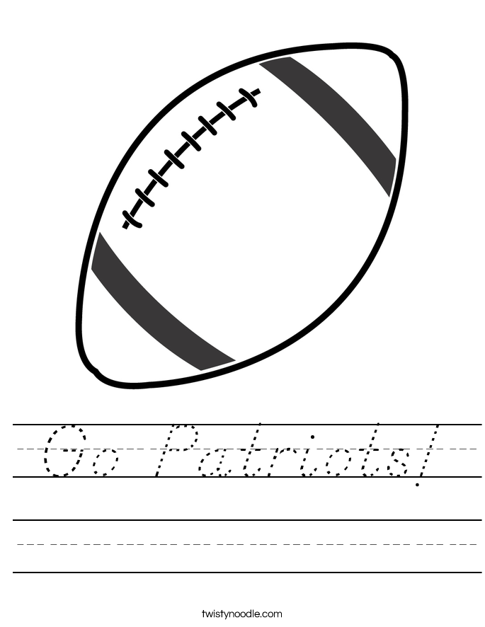 Go Patriots! Worksheet