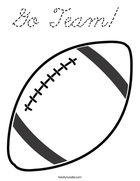Football 2 Coloring Page