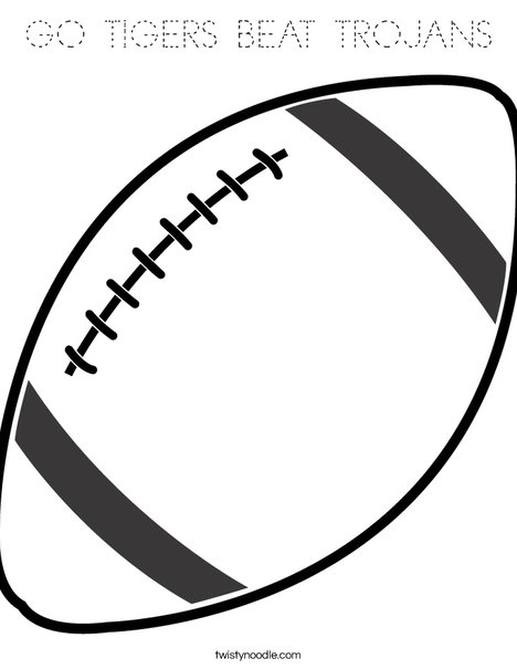 Football 2 Coloring Page