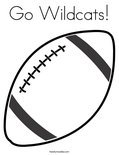 Go Wildcats!Coloring Page