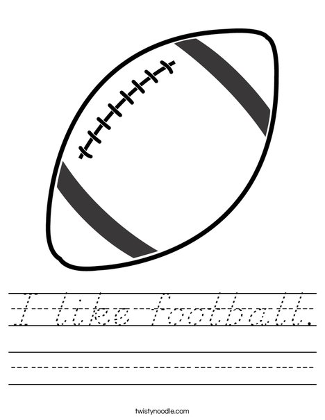Football 2 Worksheet
