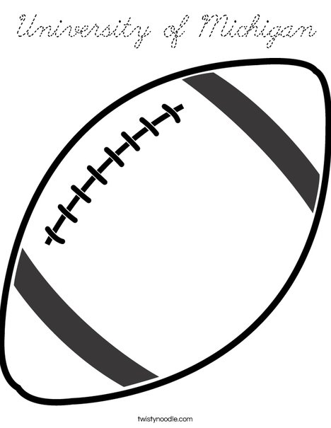 Football 2 Coloring Page