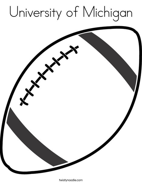 Football 2 Coloring Page
