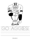 GO AGGIES! Worksheet