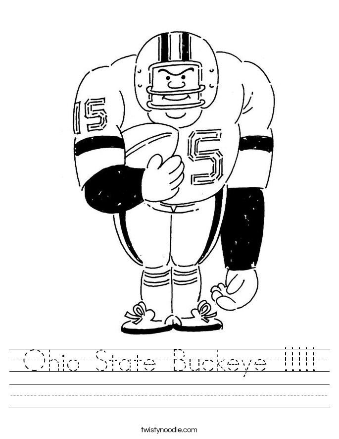 Ohio State Buckeye !!!!! Worksheet