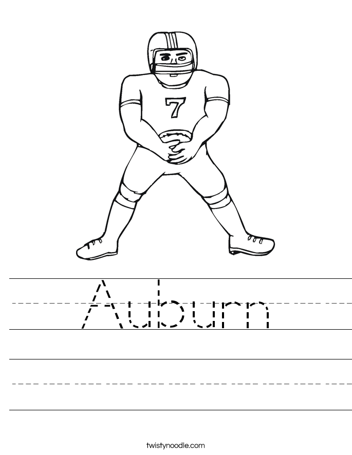 Auburn Worksheet