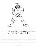 Auburn Worksheet