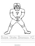Boise State Broncos #2 Worksheet