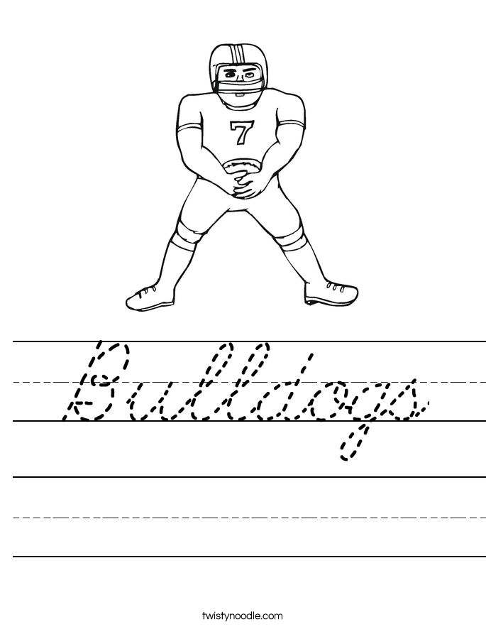 Bulldogs Worksheet