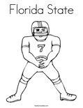Florida State Coloring Page