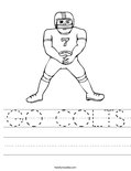 GO COLTS Worksheet