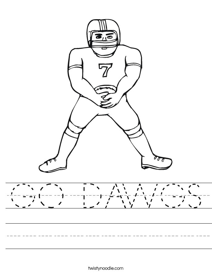GO DAWGS Worksheet