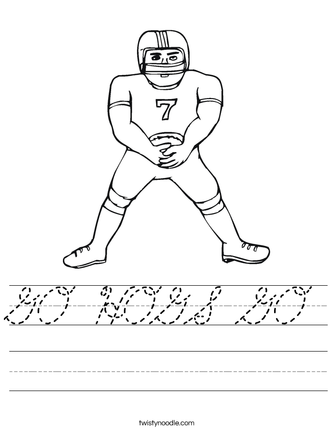 GO HOGS GO Worksheet