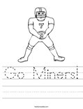 Go Miners! Worksheet