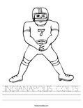 INDIANAPOLIS COLTS Worksheet