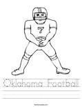 Oklahoma Football Worksheet