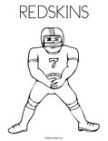 REDSKINS Coloring Page