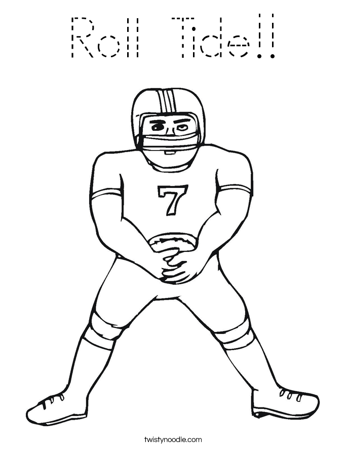 Roll Tide!! Coloring Page