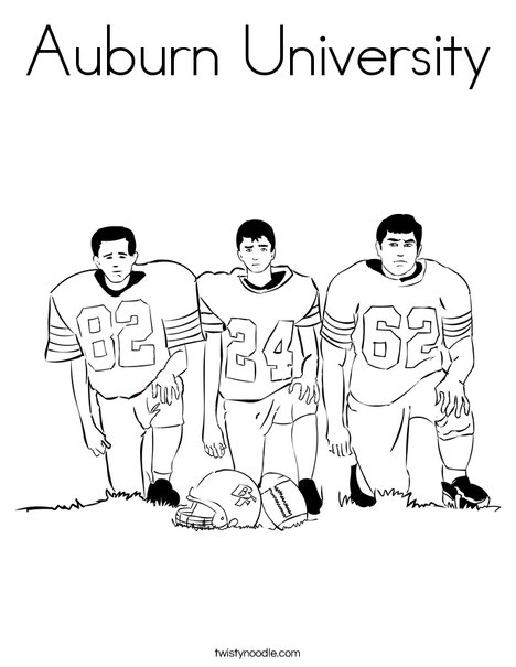 Football Players Coloring Page