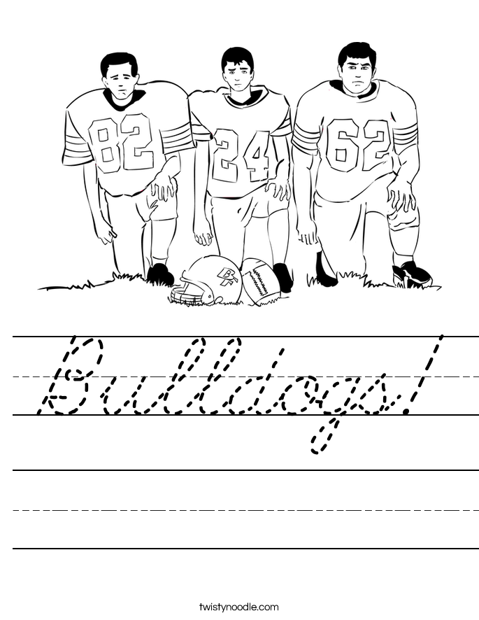 Bulldogs! Worksheet