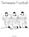 Tennessee FootballColoring Page