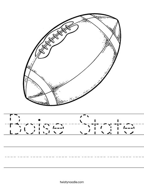 Football Worksheet