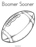 Boomer Sooner Coloring Page