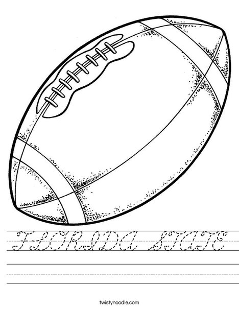 Football Worksheet