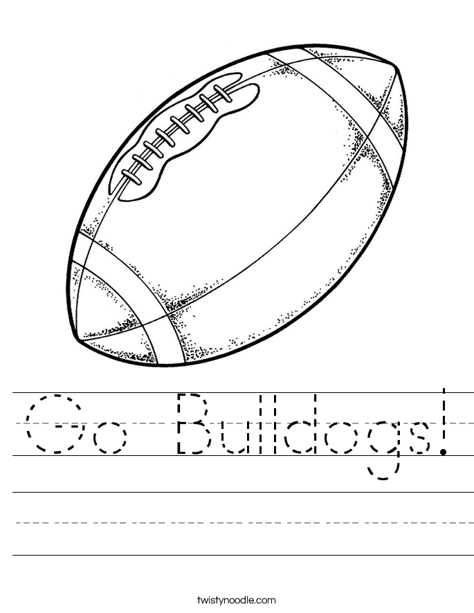 Go Bulldogs! Worksheet