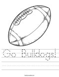 Go Bulldogs! Worksheet