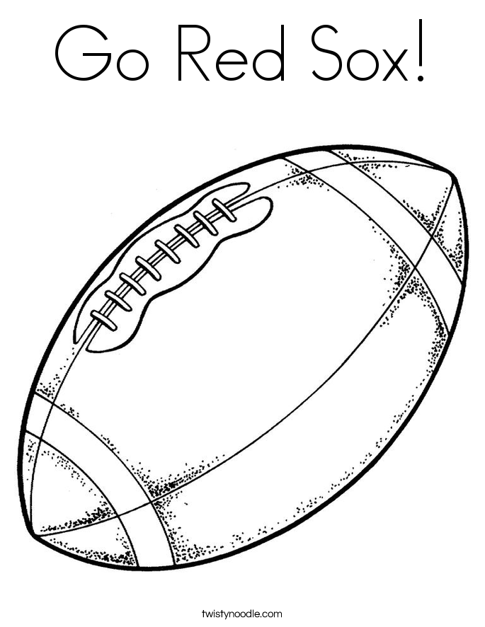 Go Red Sox! Coloring Page