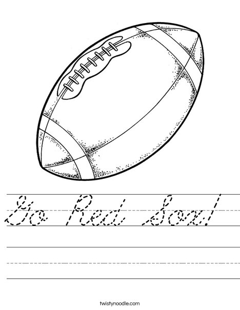 Football Worksheet