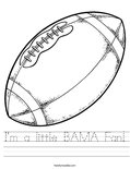 I'm a little BAMA Fan! Worksheet