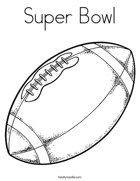 Football Coloring Page