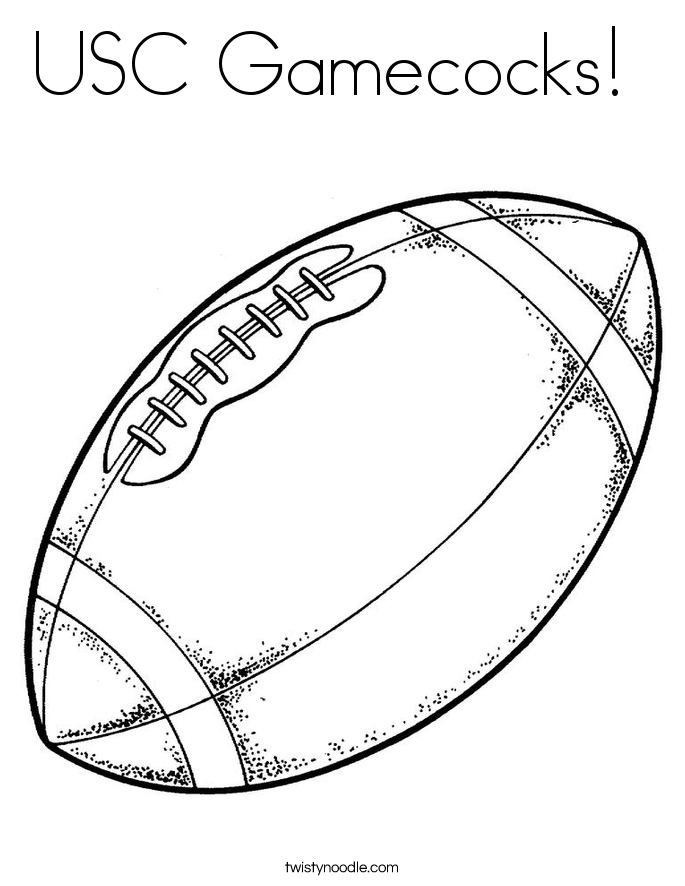 USC Gamecocks!  Coloring Page
