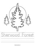 Sherwood Forest Worksheet