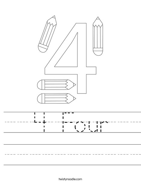 Elephant Four Worksheet