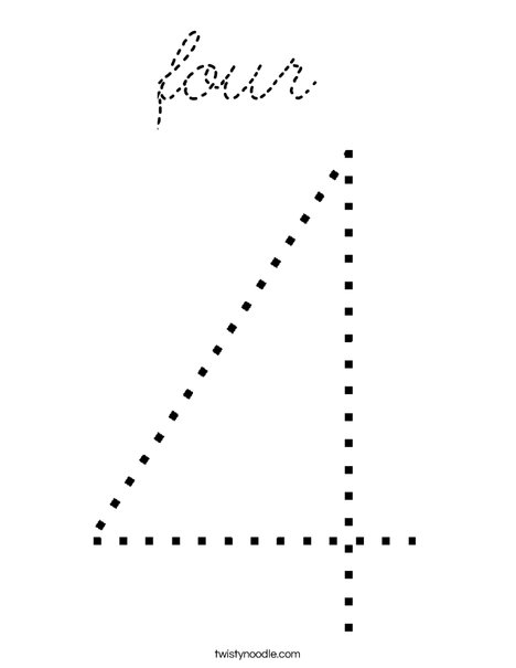 Four Coloring Page